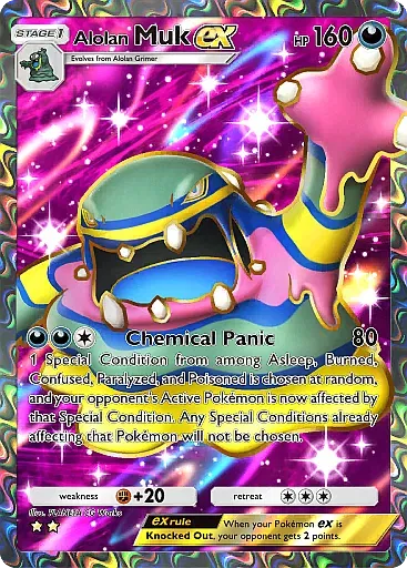 Alolan Muk EX card