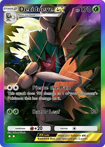 Decidueye EX card