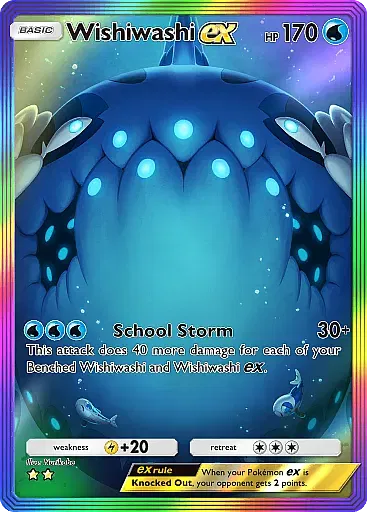 Wishiwashi EX card