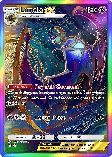 Lunala EX card