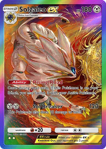 Solgaleo EX card