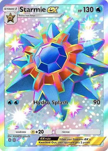 Starmie EX card