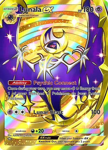 Lunala EX card