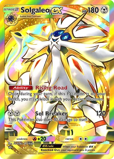 Solgaleo EX card