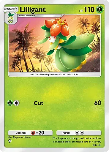 Lilligant card