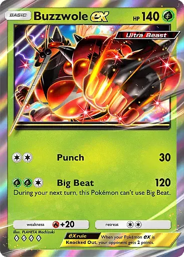 Buzzwole ex card