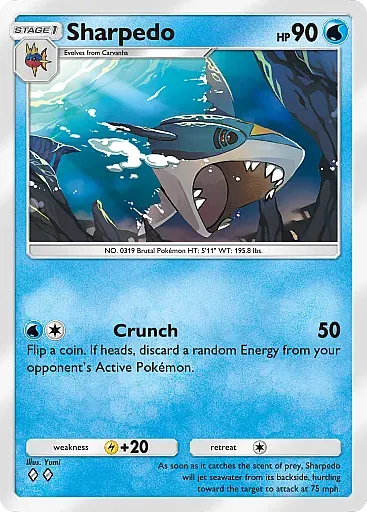 Sharpedo card