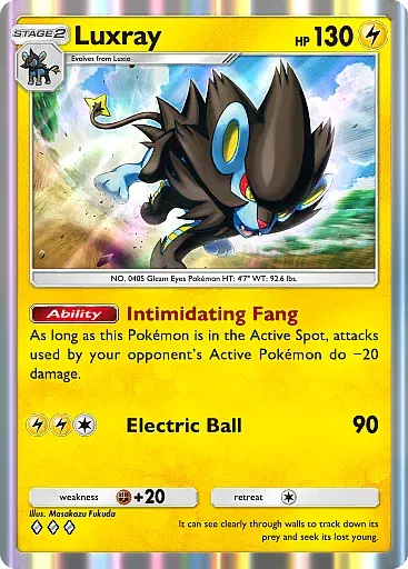 Luxray card
