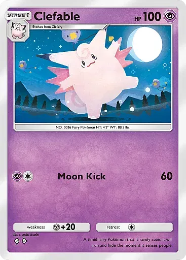 Clefable card