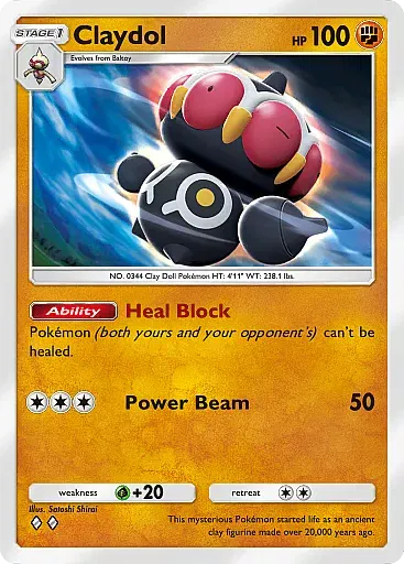 Claydol card
