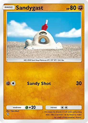 Sandygast card