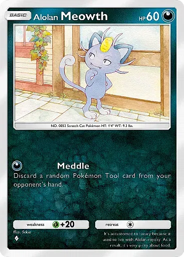 Alolan Meowth card