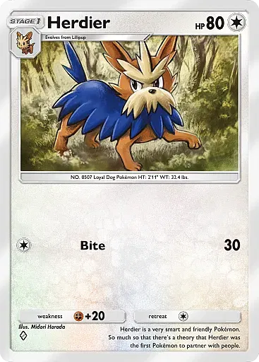 Herdier card