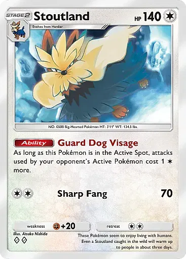 Stoutland card
