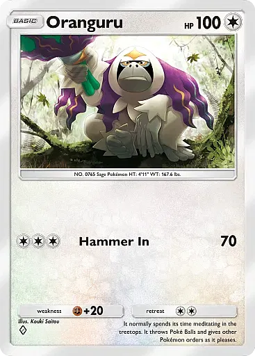 Oranguru card