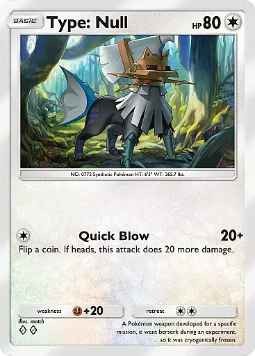 Type: Null card