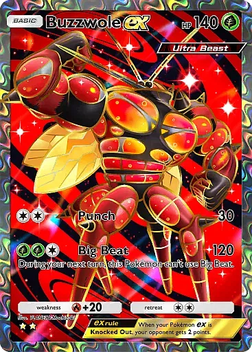 Buzzwole ex card