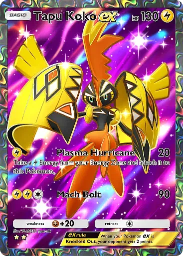 Tapu Koko ex card
