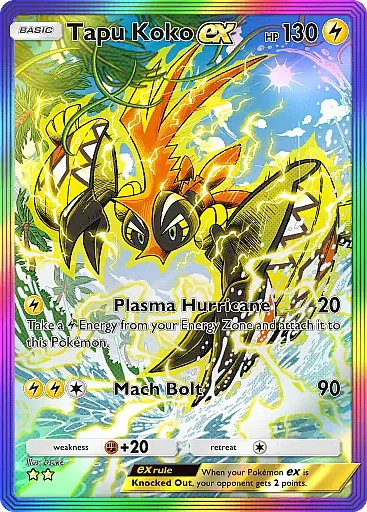 Tapu Koko ex card