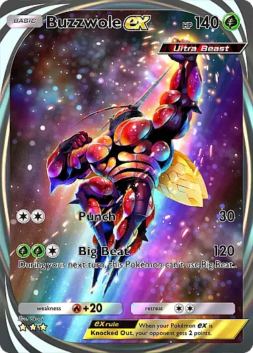 Buzzwole ex card