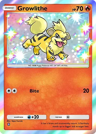 Growlithe card