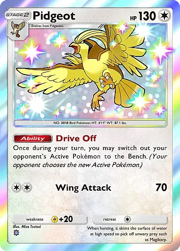 Pidgeot card