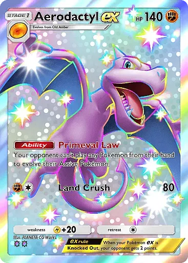 Aerodactyl ex card