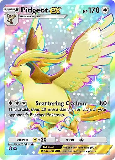 Pidgeot ex card