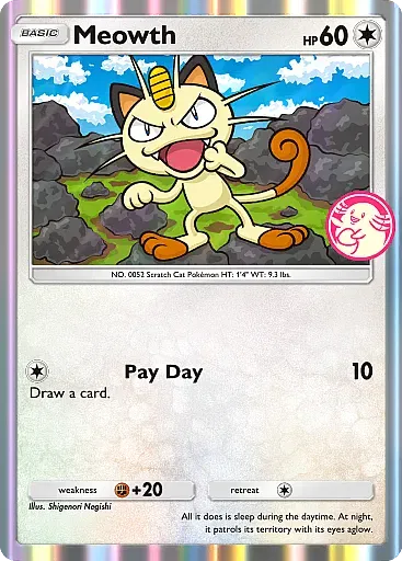 Meowth card
