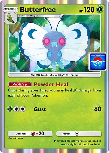 Butterfree card