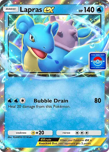 Lapras EX card