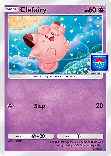Clefairy card