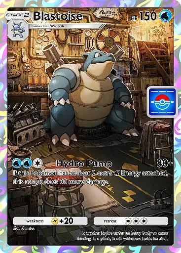 Blastoise card