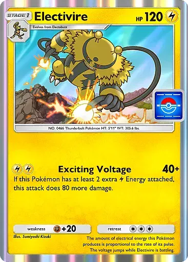 Electivire card