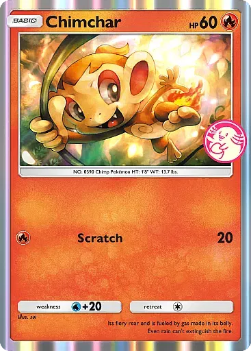 Chimchar card