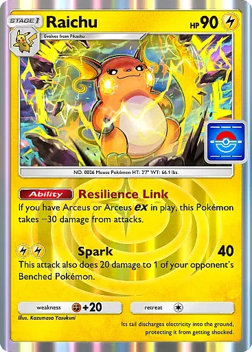 Raichu card
