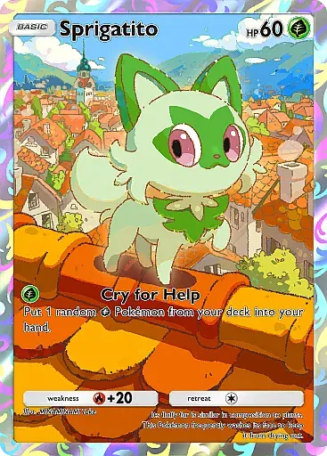 Sprigatito card