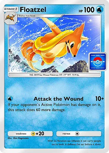 Floatzel card