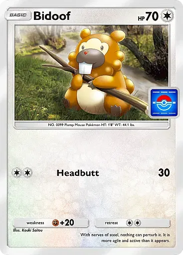Bidoof card