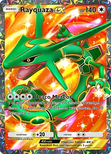 Rayquaza ex card